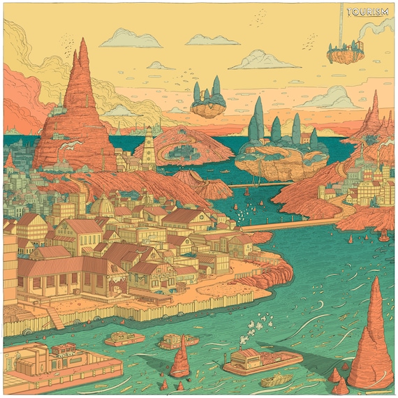Tourism Print by Taylor C Adams