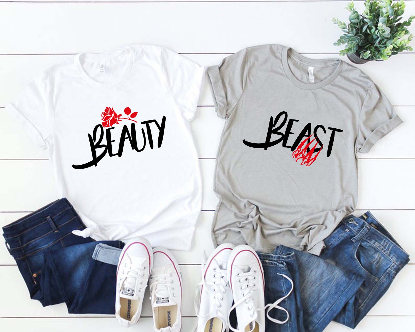etsy beauty and the beast shirt