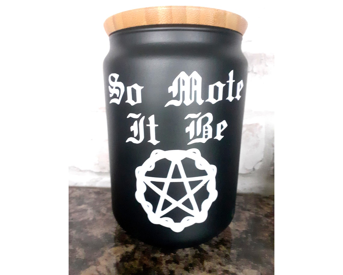 Witchy Storage Jars. Wiccan Kitchen Moon Phase Decor Gothic - Etsy