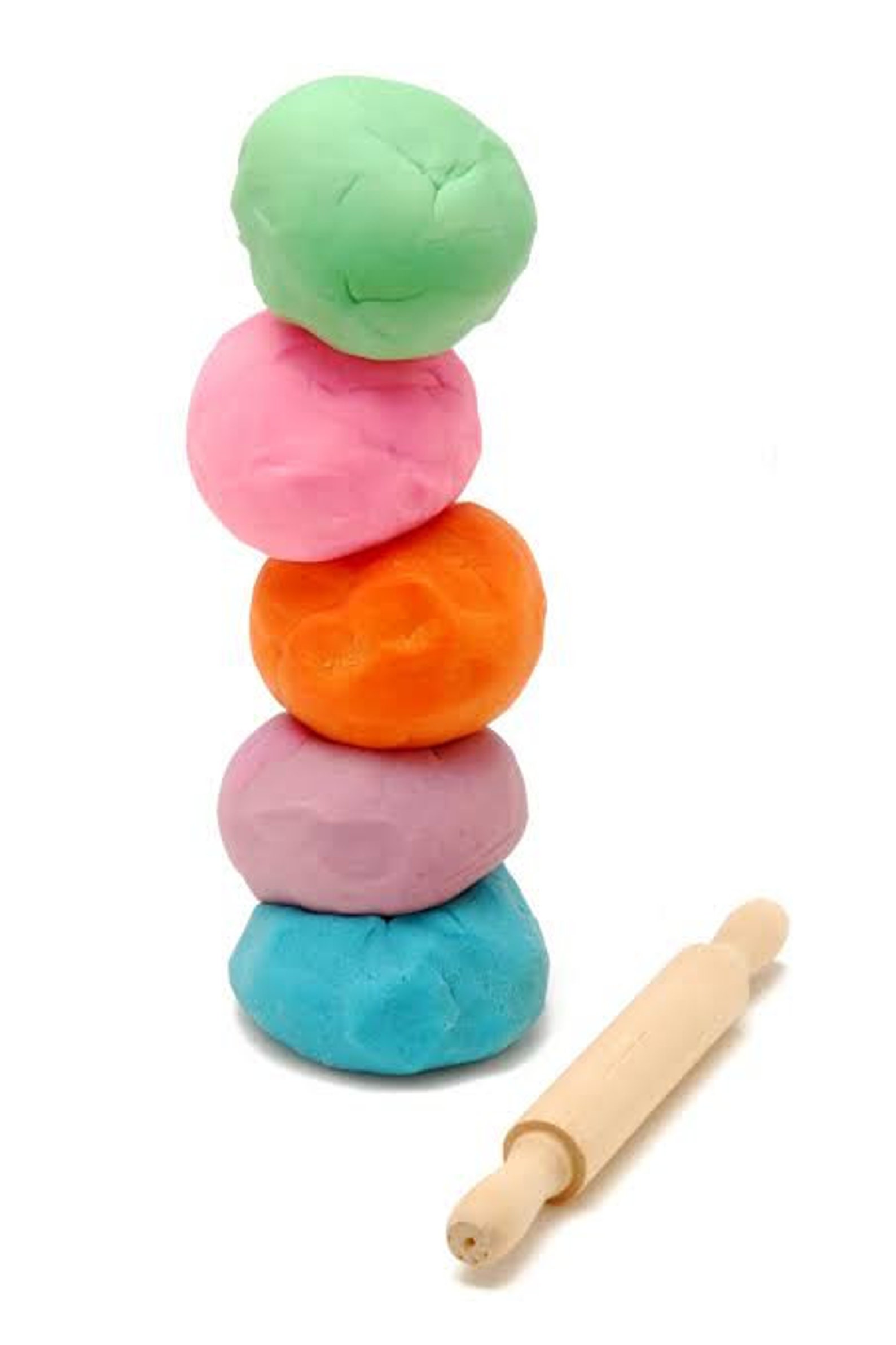5 pcs patterned wooden playdough tools/ toys for kids play Etsy
