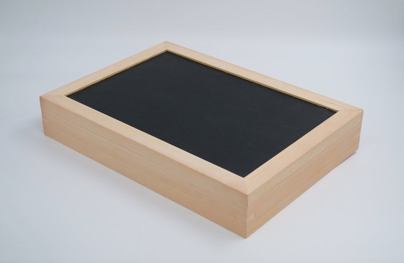 Preschool School Supplies Montessori Waldorf Reggio 17 Compartment Loose Parts Wooden Kids Sorting Tray Wooden Craft Box