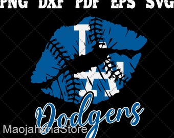 Dodgers Svg Etsy