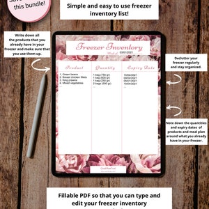 Digital Weekly Meal Planning Bundle- Editable Instant Download PDF ...