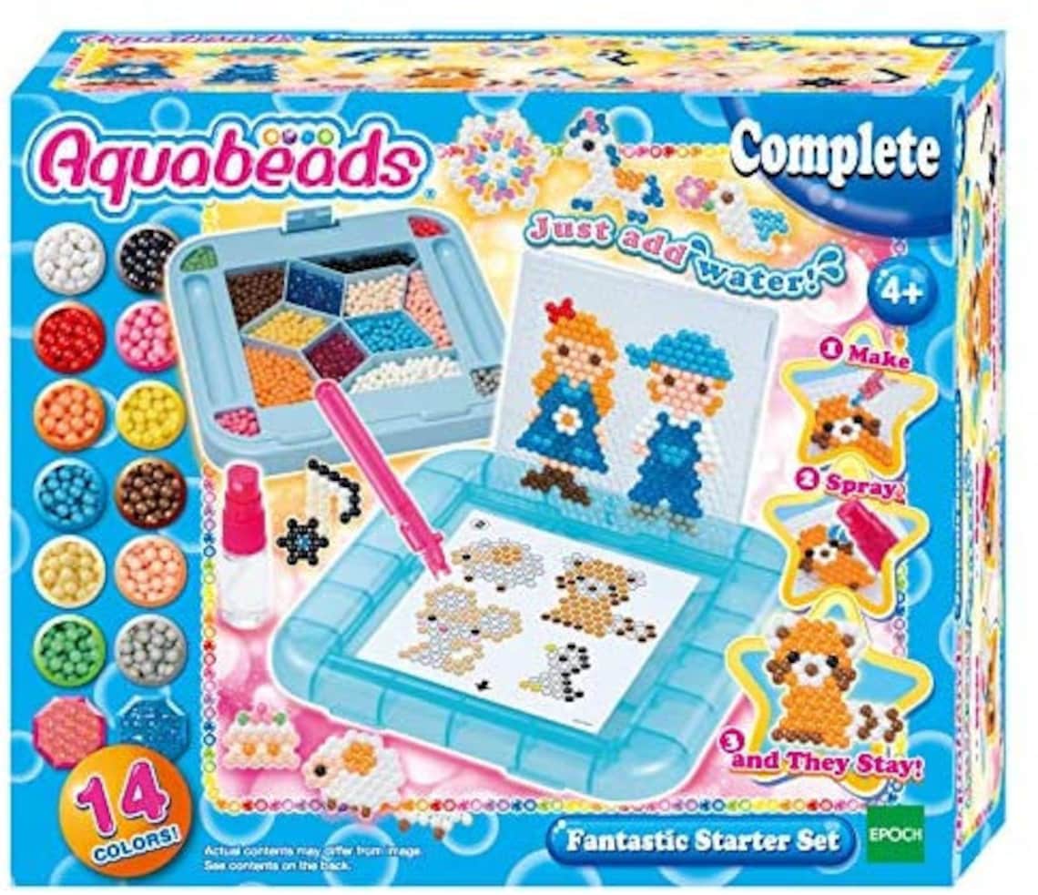 Aquabeads 31588 Fantastic Starter Set Jewel and Solid Beads in 14