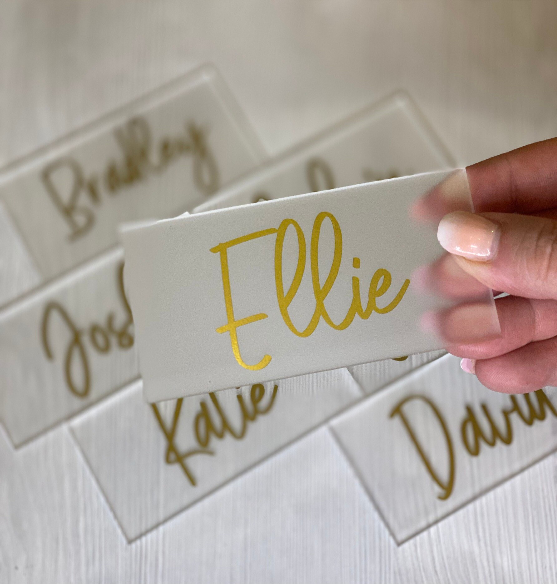 Frosted Acrylic Place Names Wedding Table Perspex Wedding Etsy
