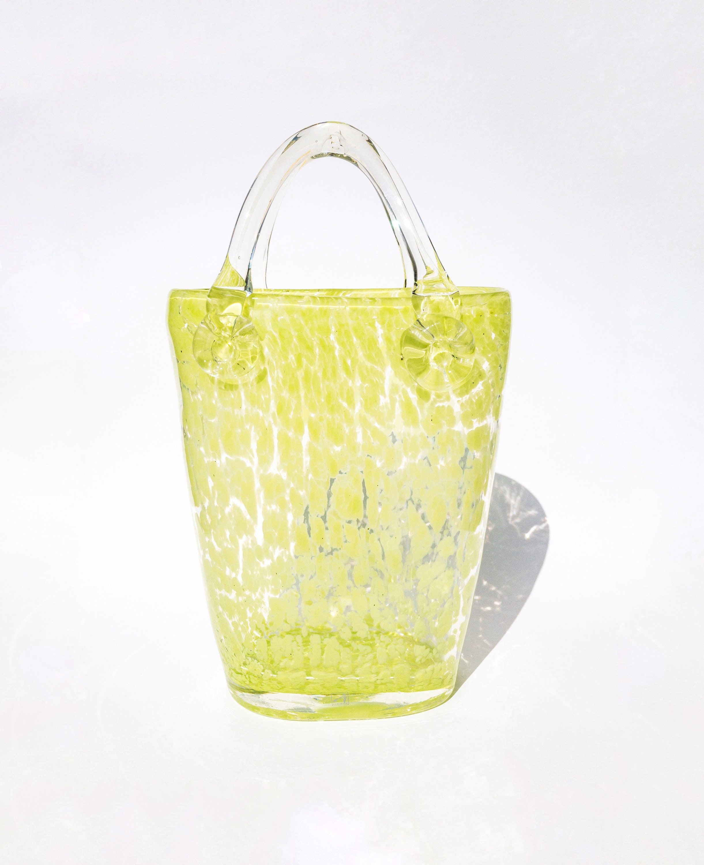 Handmade vase as a bag Vintage Glass vase Bag Etsy