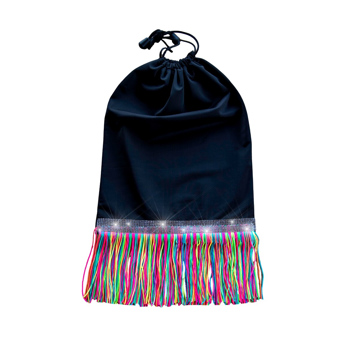 Rhinestone Fringe Drawstring Money Bag for Dancers 3 Sizes Etsy