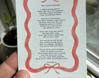 Mama magnet, two little shadows, Mother’s Day