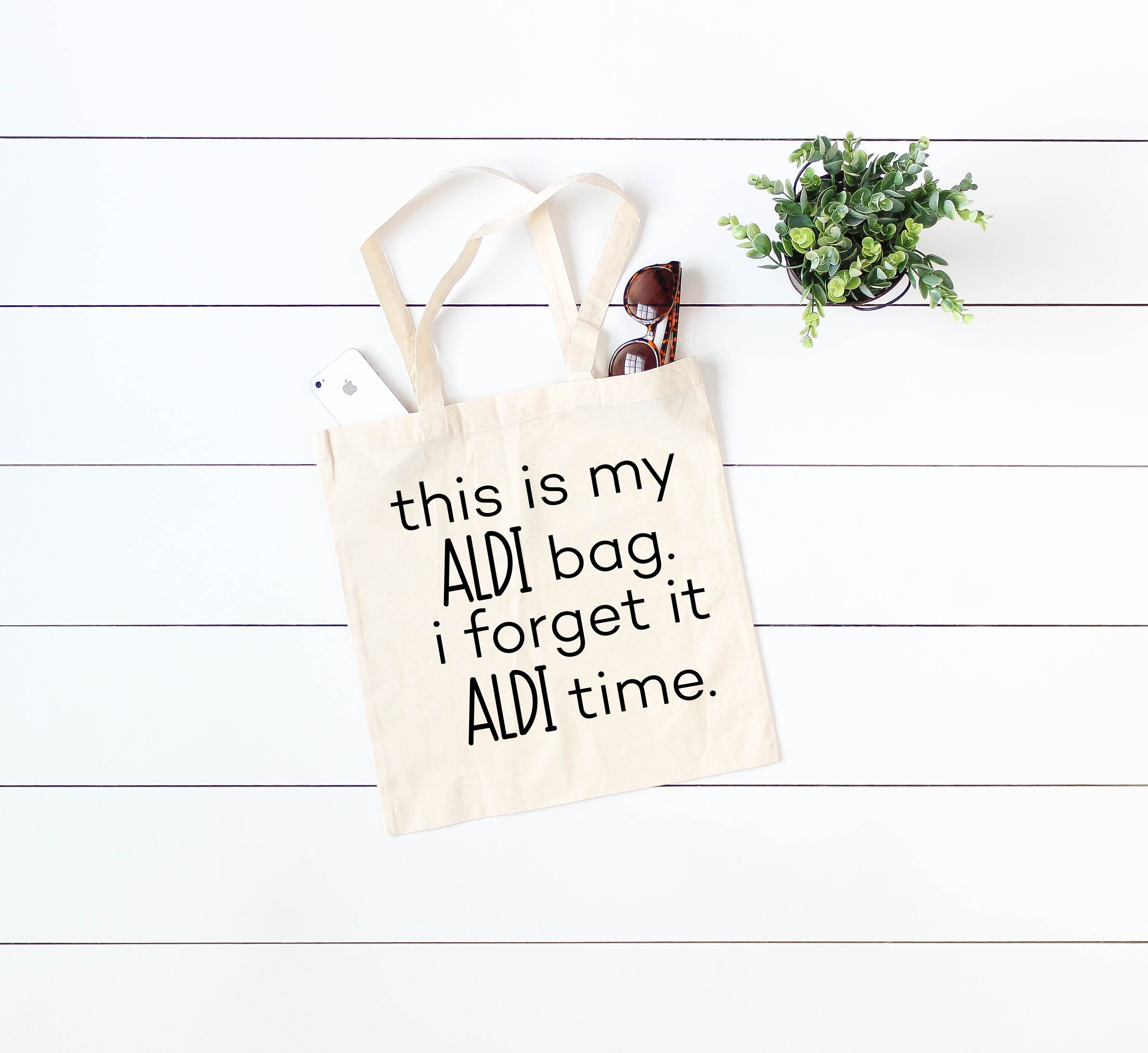 Aldi Tote Bag Shopping Tote bag Reusable Grocery Bag Etsy