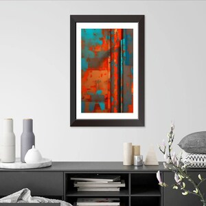 Rusted 29: digital art, digital download, abstract art, home decor, wall art, printables
