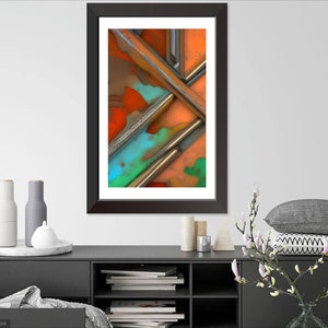 Rusted 09: digital art, digital download, abstract art, home decor, wall art, printables