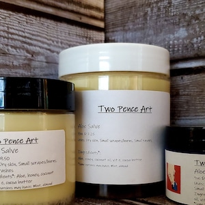 Organic Aloe Salve (Aloe Body Butter)
