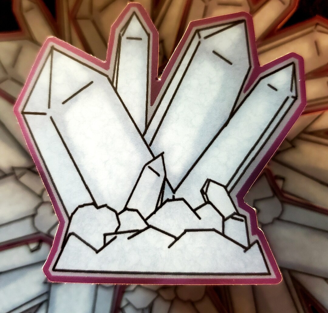 Vinyl Crystal Sticker Decal - Etsy