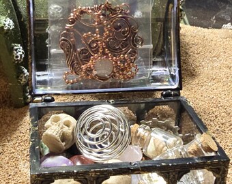 Random Crow, Fairy, Treasure Themed Core Collections - Stones, Crystals, Bones, Jars, Dice, Resin Art, Jewelry, Stickers And More!