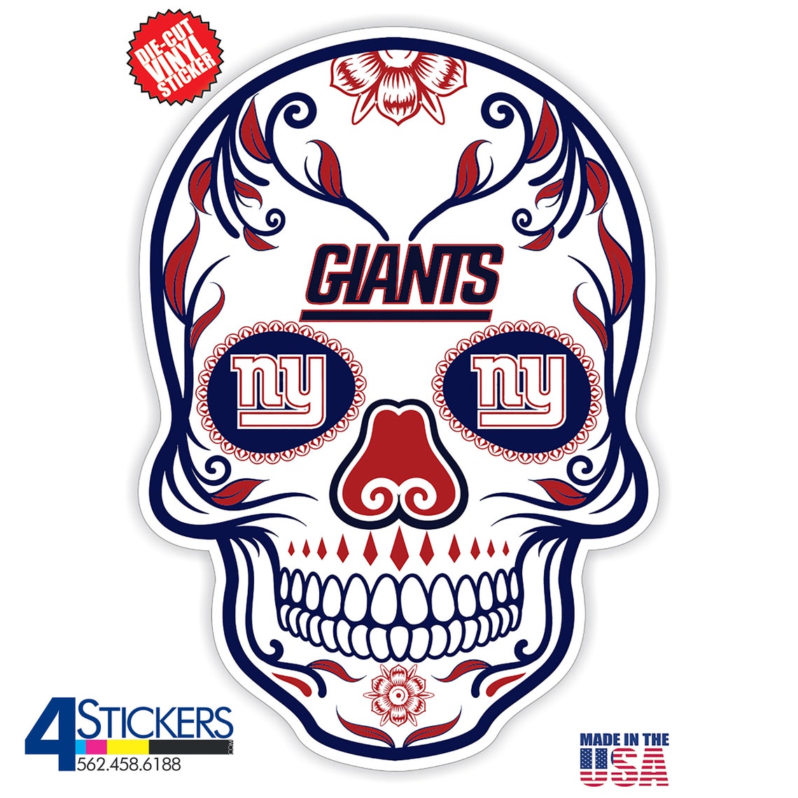 New York Giants Sticker Packs Are the Best Selling Vinyl Etsy UK