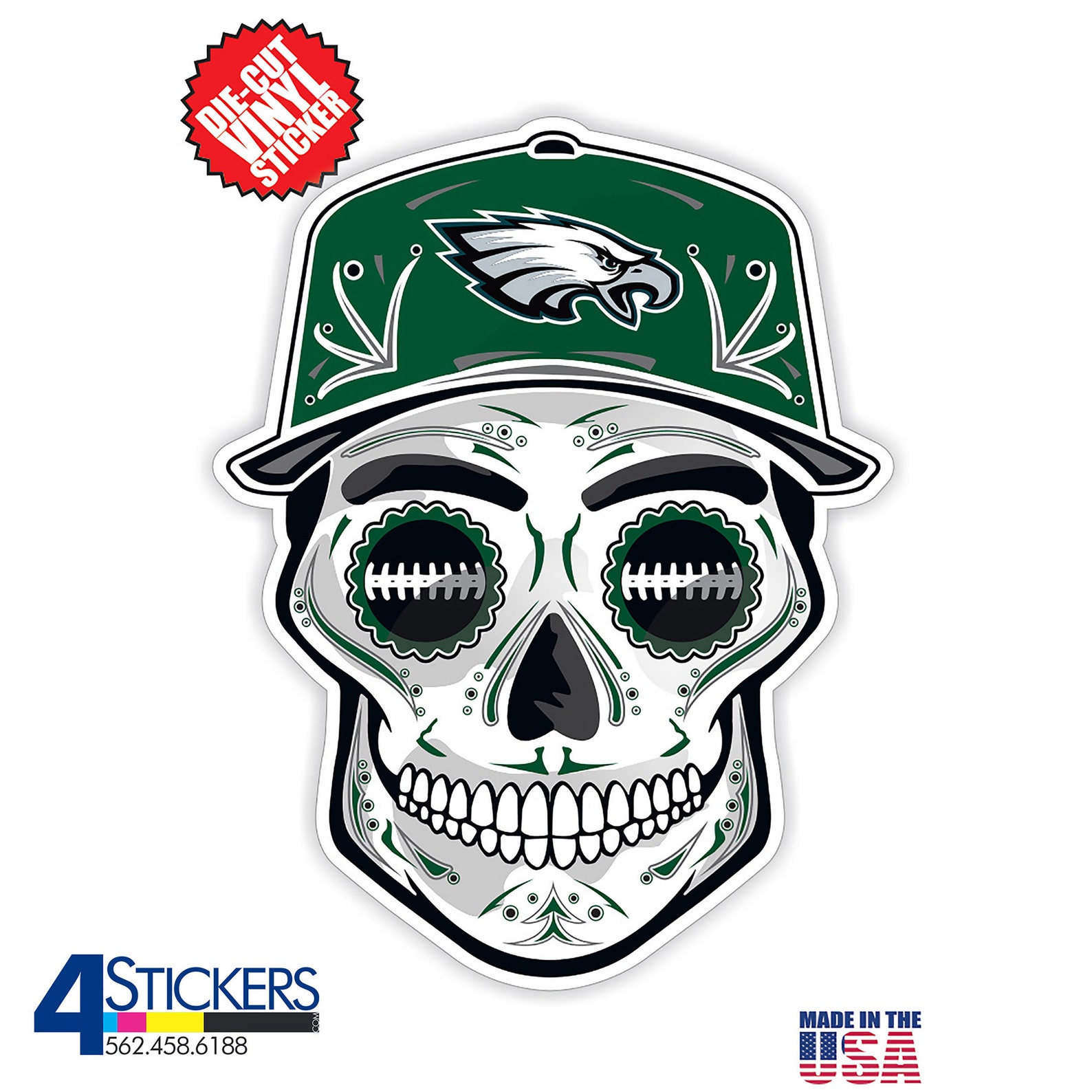 Philadelphia Eagles Sticker Packs are the Best Selling Vinyl Etsy