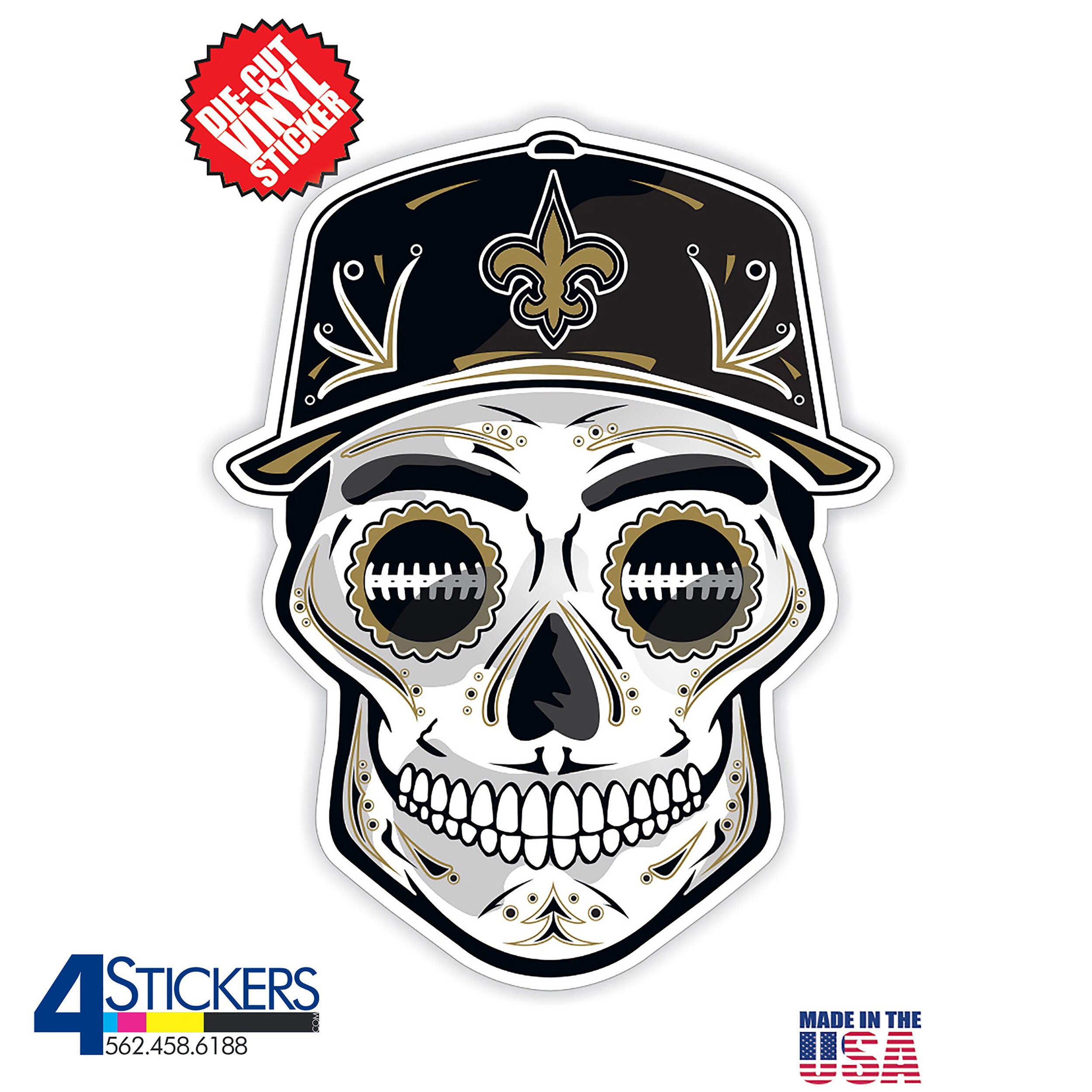 New Orleans Saints Sticker Packs are the Best Selling Vinyl Etsy