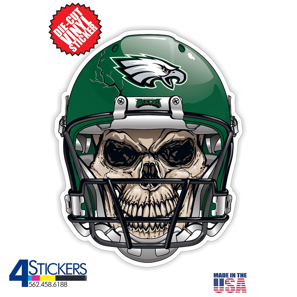 Philadelphia Eagles Sticker Packs are the Best Selling Vinyl Etsy