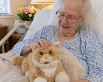 Matecat Pro Livsliknande Chongker Robotkatt, Realistisk Interaktiv Sällskapsplysch, Animatroniskt Husdjur för Husdjursförlust, Gåva för Kattälskare