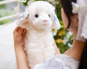 Lamb Mia Sheep Shoulder Bag-Chongker Handmade Soft & Kawaii Outing Companion