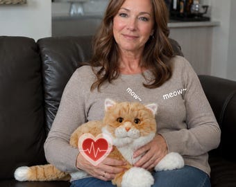 Lifelike Robotic Cat Companion, Interactive Animatronic Pet, Realistic Plush Toy-Chongker Matecat Pro