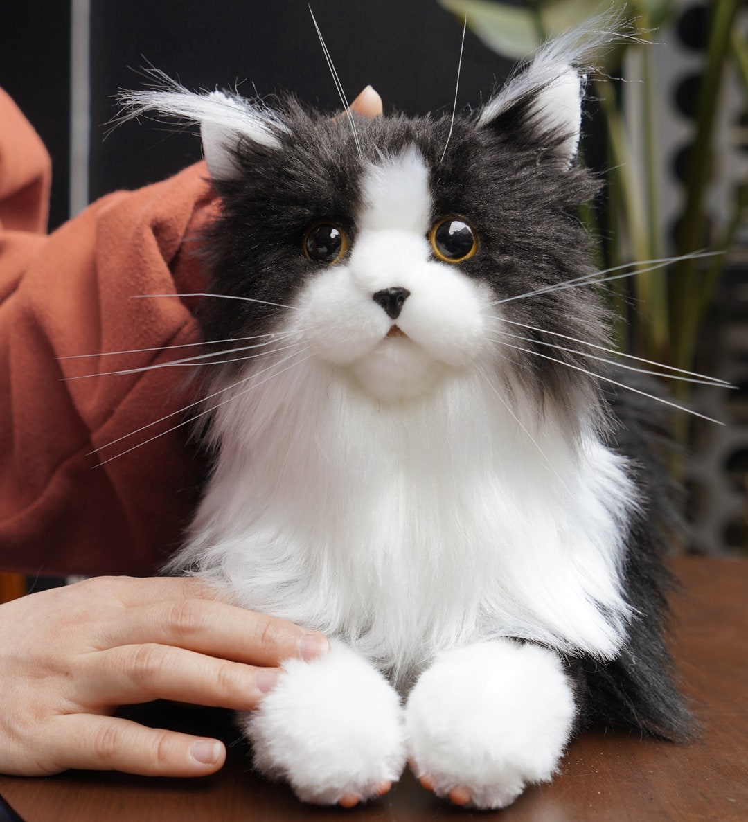 Peluche chat réaliste et réaliste qui respire, animal de compagnie  interactif, cadeau pour les patients atteints de démence, les personnes  âgées, les personnes âgées, les adultes, les enfants -  Canada