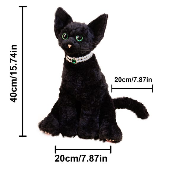 手作りのデボンレックス猫のぬいぐるみ：リアルなぬいぐるみの動物の