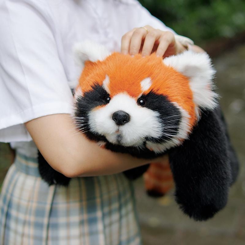 Peluche Réversible Panda Roux Et Géant - Double Face Ultra Doux - Cadeau Parfait Enfant & Adulte - 20/30/50cm