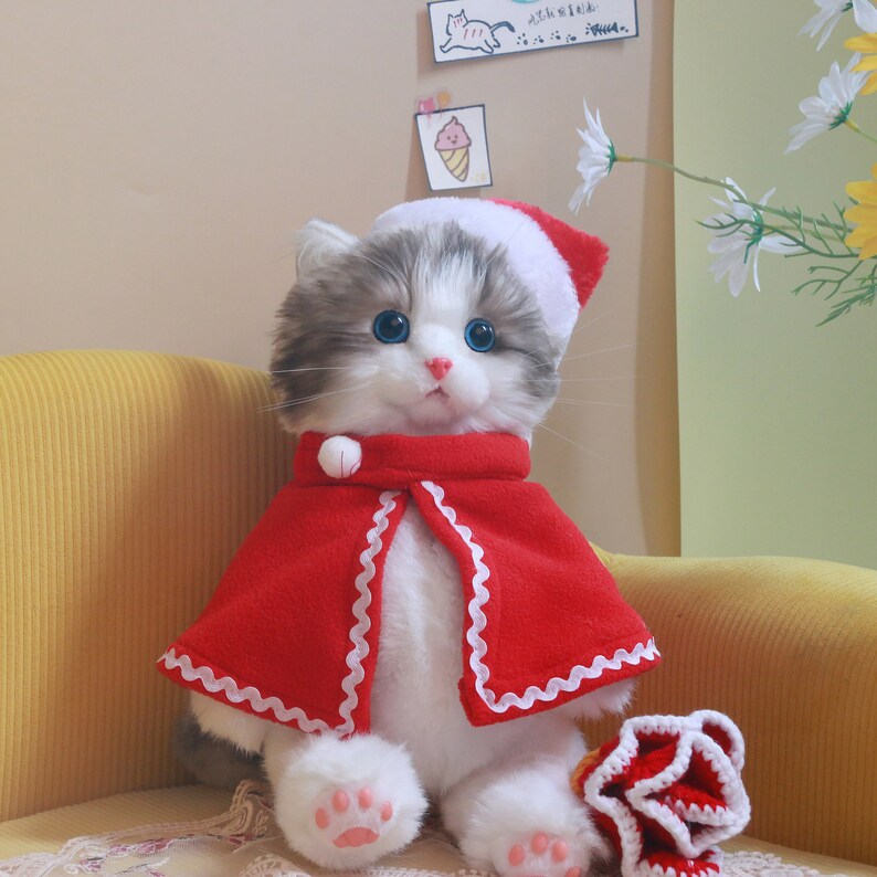 Chongker Stuffed Animals Kawaii Cat Plushies Doll Handmade Etsy Australia