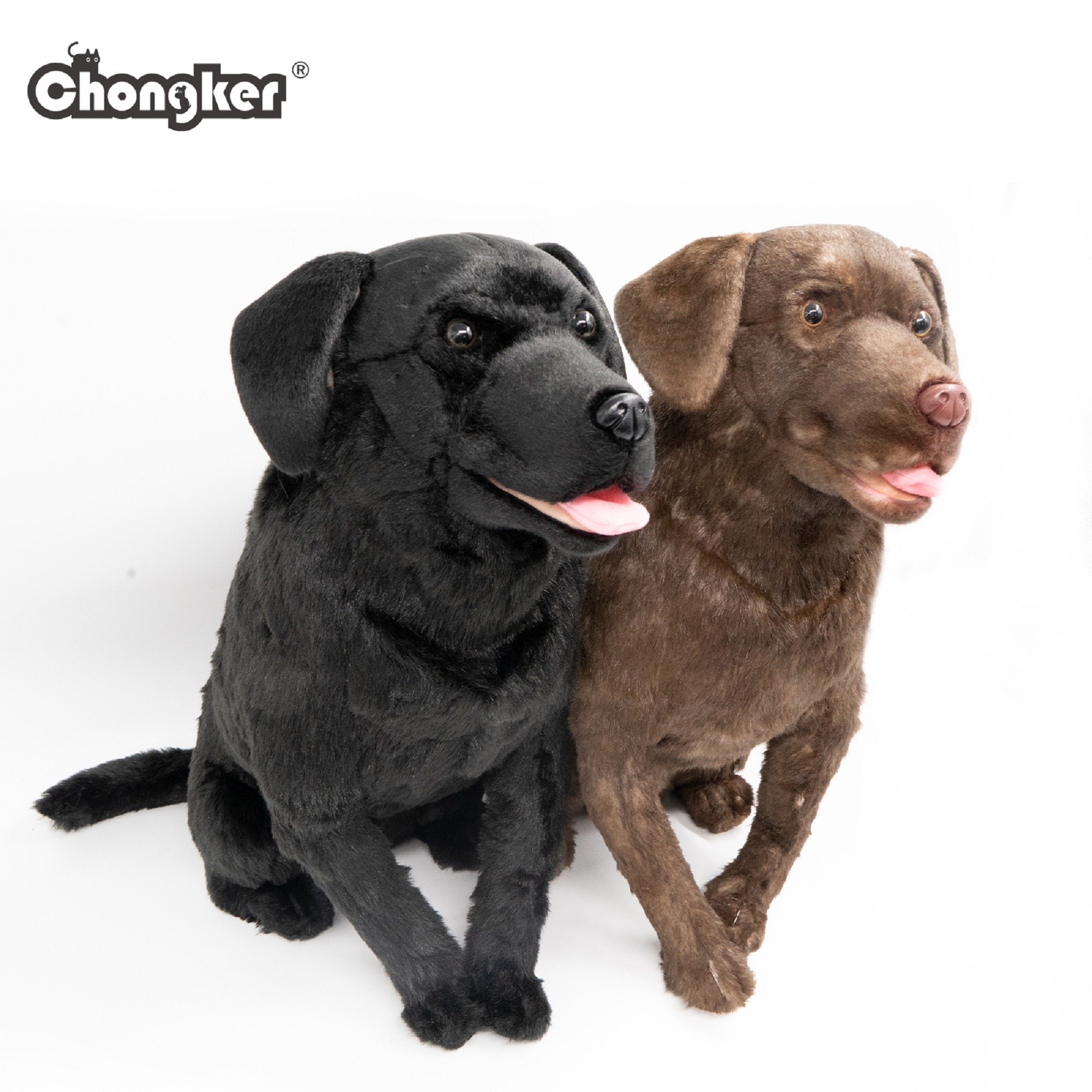 Real Size Handmade Brown Labrador Plush Dog Realistic Etsy