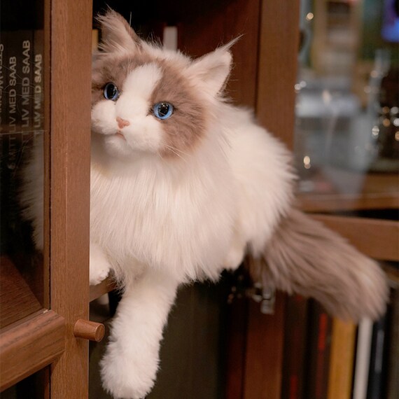 realistic stuffed cat