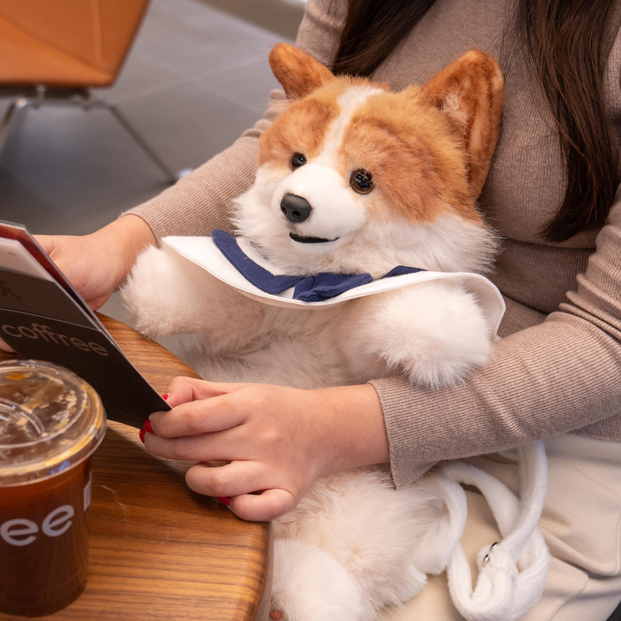 Smoko Corgi Plush Backpack Corgi Backpack – Cute Dog Plush Bag for Kids & Pet Fans  main image 3