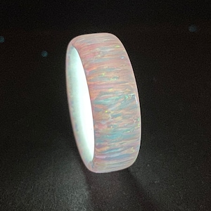 Solid white opal ring clearance