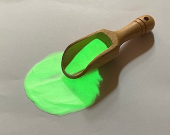 Polvo brillante de aluminato de estroncio verde de alta calidad, 5 g.