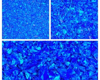 AAA Grade Crushed Opal Royal Blue/ Crushed Bello Opal OP50