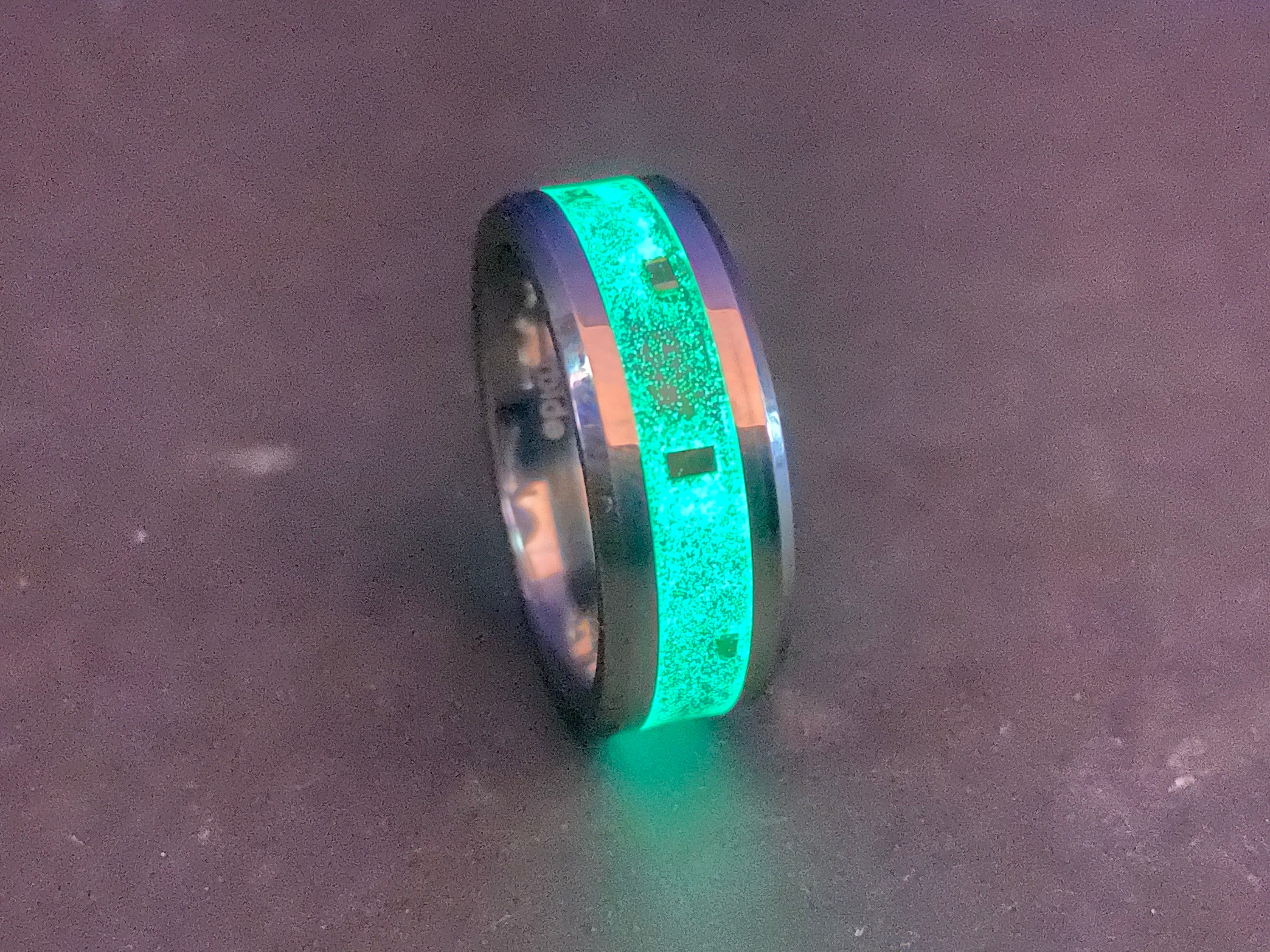 The Circuit Board Ring Real Circuit Components Inlayed Into A Etsy
