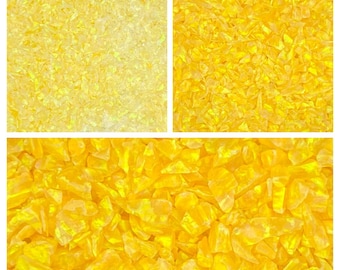 AAA Grade Crushed Opal Citrine Yellow/ Crushed Bello Opal OP28