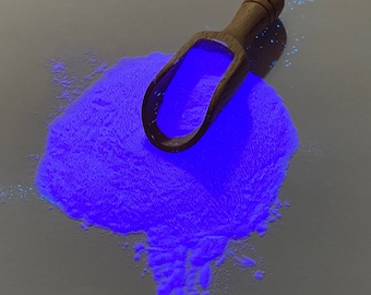 Polvo brillante de aluminato de estroncio de calidad violeta oscuro de 5 g.