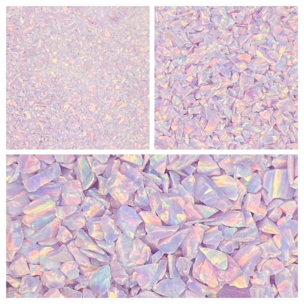 AAA Grade Crushed Opal Unicorn Purple/ Crushed Bello Opal OP87