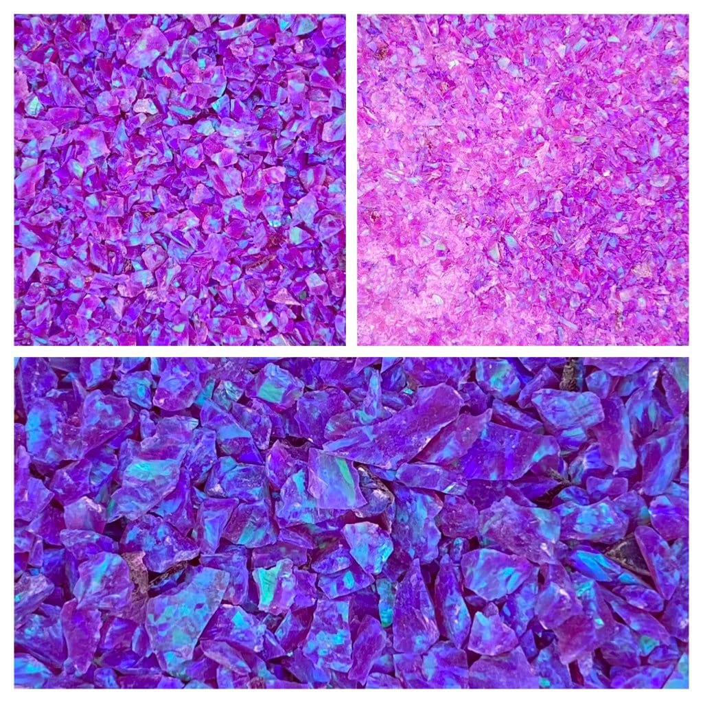 AAA Grade Crushed Opal Sleepy Lavender / Crushed Bello Opal OP52