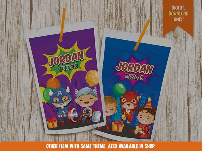 Superhero Coloring Book Cute Heroes Printable Activity Book - Etsy