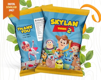 Toy Story Favor Bags-toy Story Birthday Favor Bags-buzz - Etsy