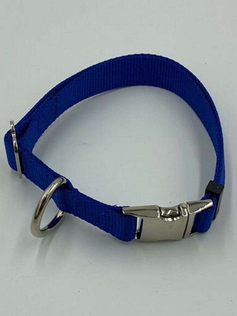 Adjustable Dog Collar Metal Side Release Buckles 1 Inch Etsy