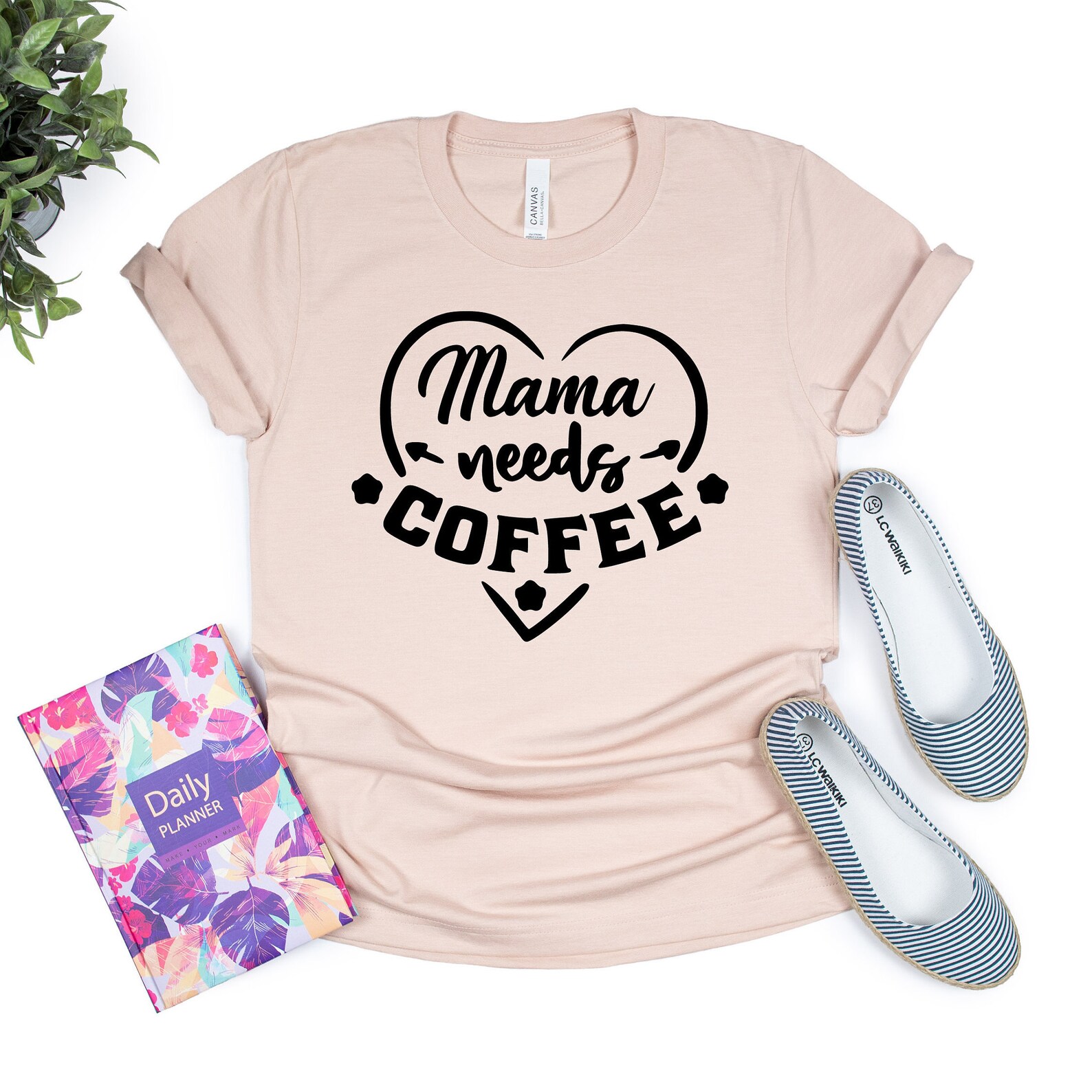 Mama Needs Coffee Unisex T Shirt. Mom Shirt Mom's Love Etsy
