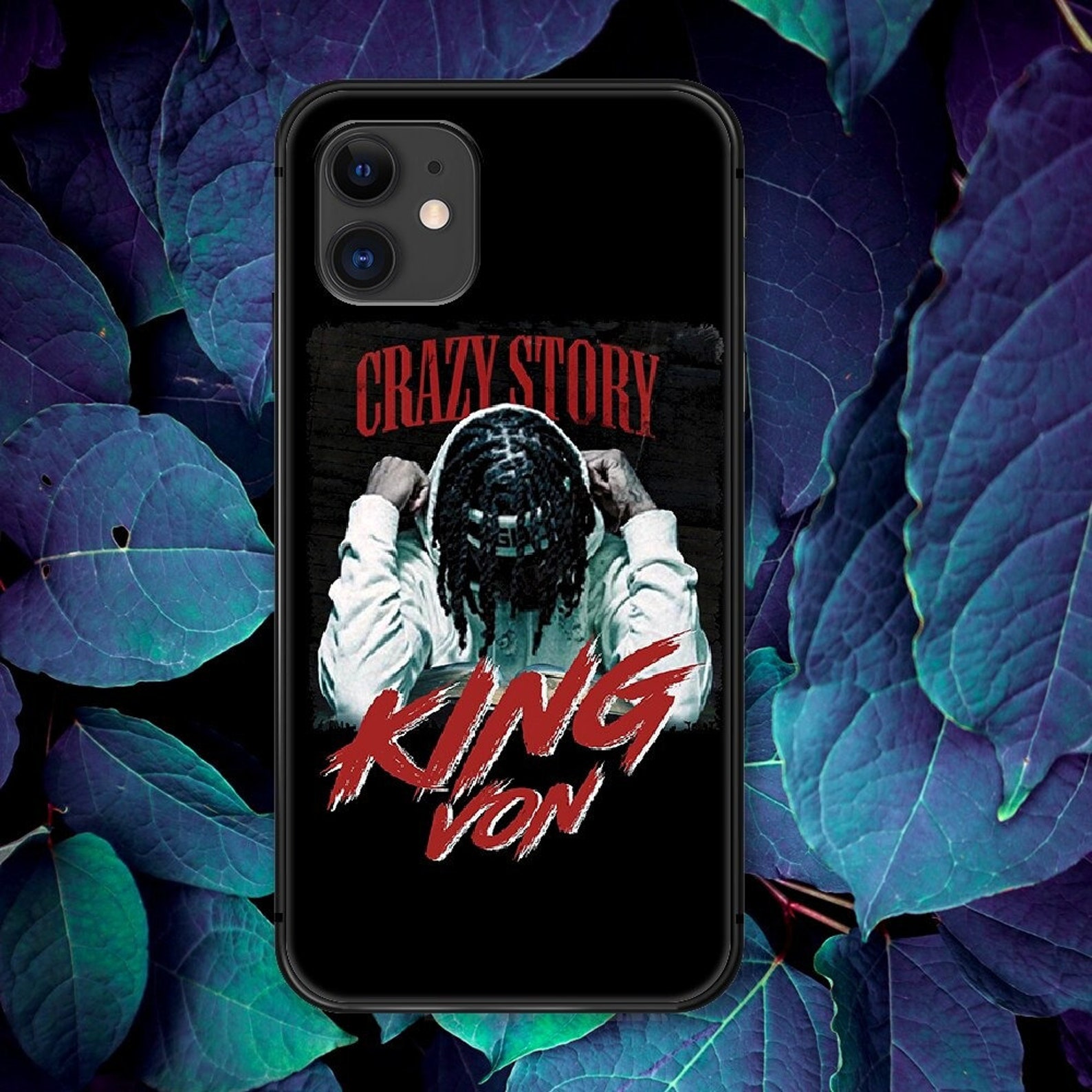 King Von Phone Case Kings Vons Rapper OTF Phone Case For Etsy