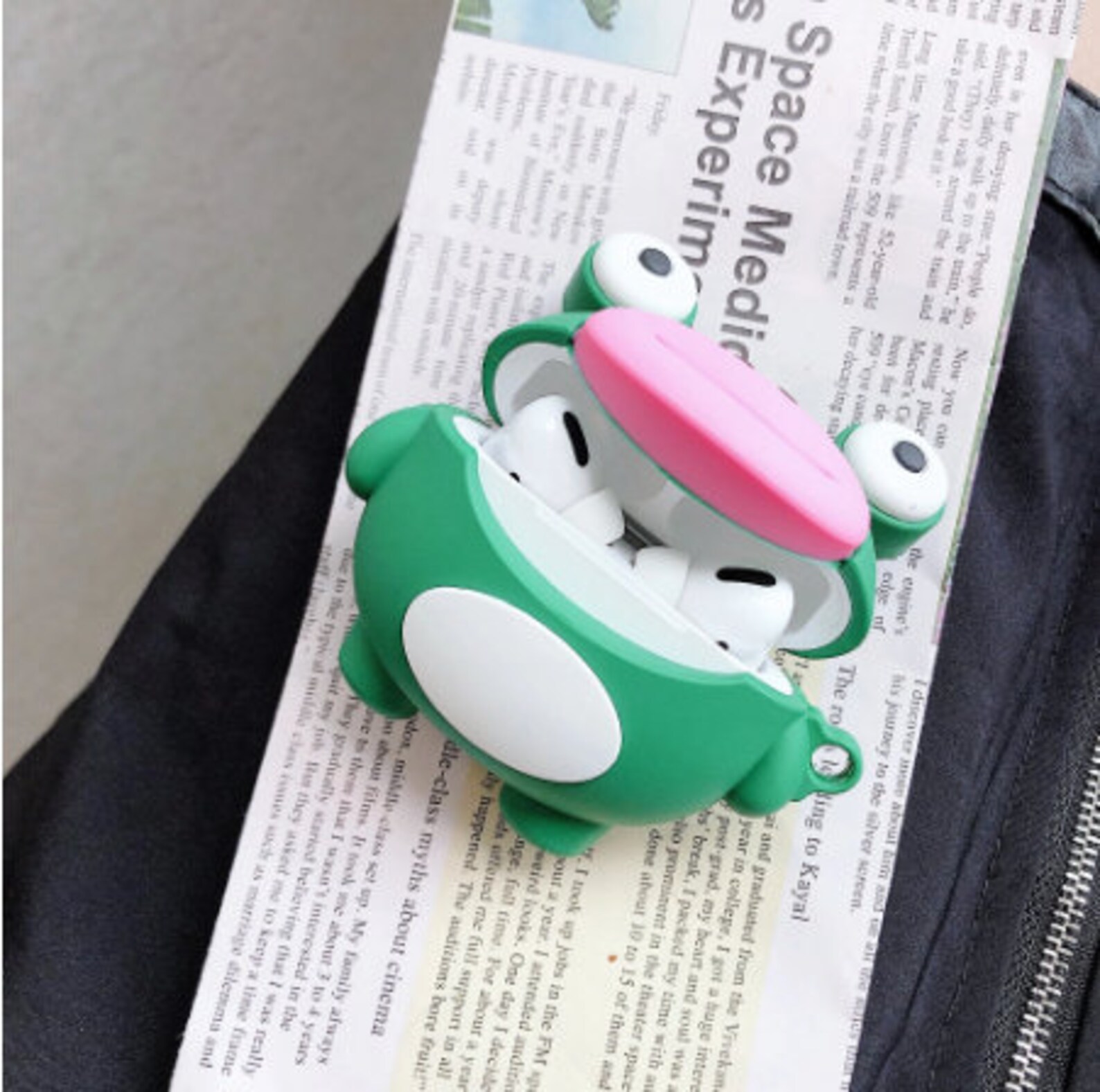 Frog Airpod Case For Airpods Pro 3D Funny Cartoon Frog Etsy