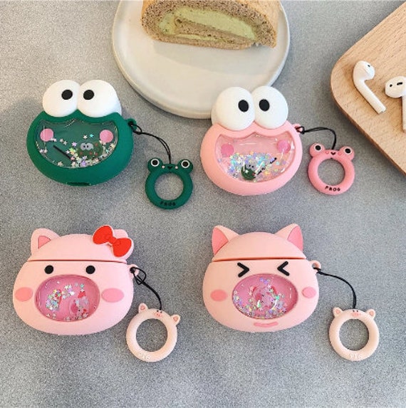 Frog Airpod Case For AirPod 2 Case Quicksand Liquid Frog Pig Etsy
