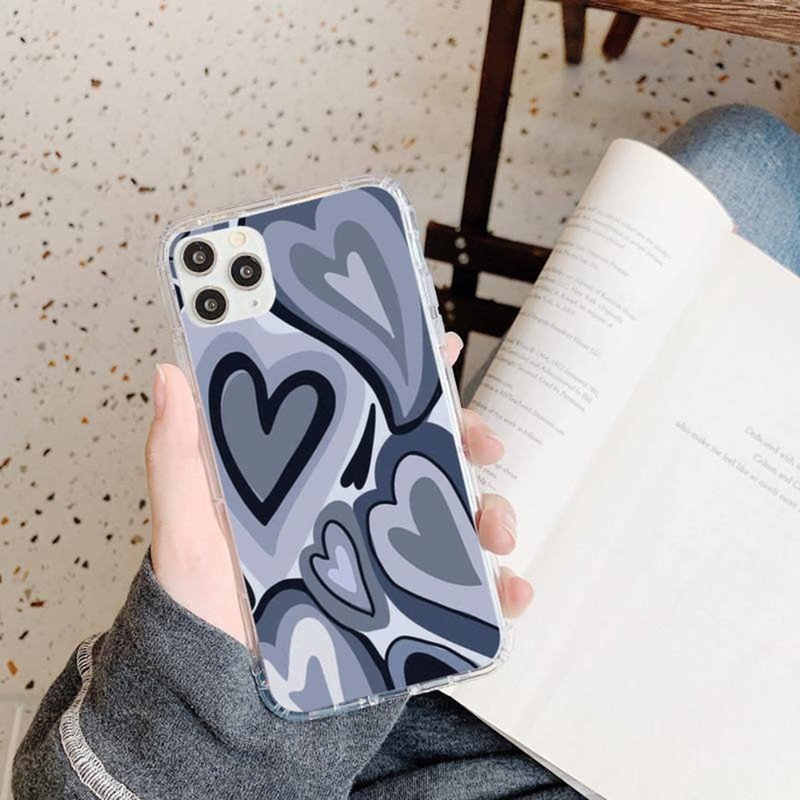 Latte Love Phone Case Latte Love Coffee Heart Phone Case Etsy