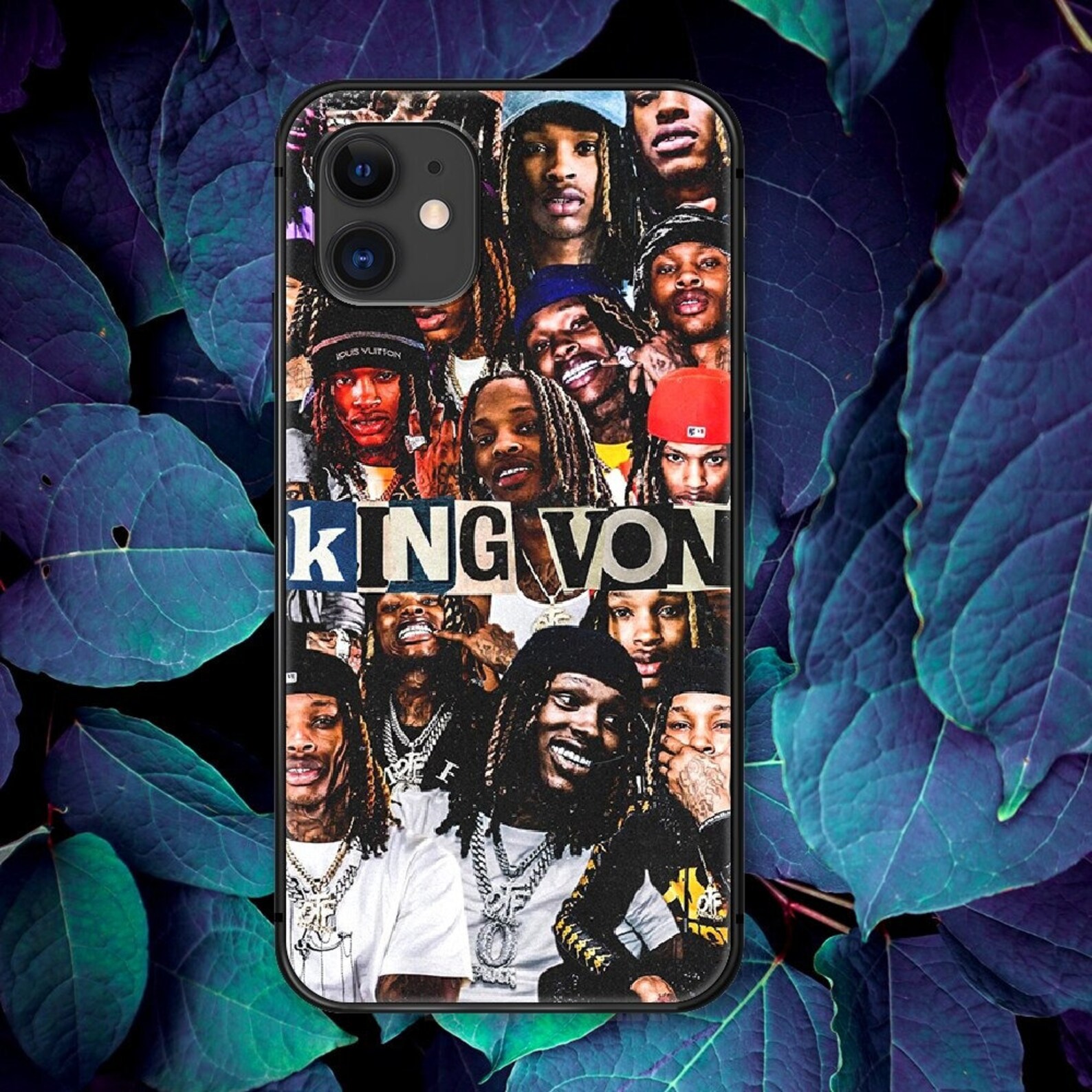 King Von Phone Case Kings Vons Rapper OTF Phone Case For Etsy