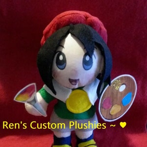 Custom Handmade Anime Manga Artist Cute Kawaii Adeleine Character Plush Plushie!